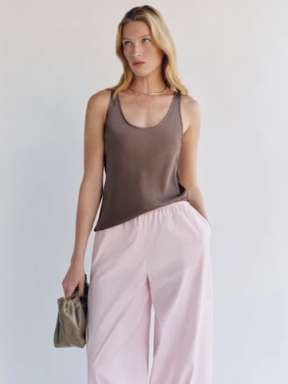 Reformation Veya Silk Tank Top
